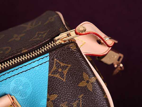 2015 Louis Vuitton Outlet speedy 30 monogram V M41533 blue