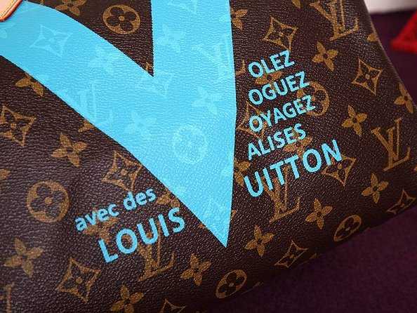 2015 Louis Vuitton Outlet speedy 30 monogram V M41533 blue