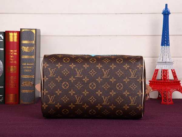 2015 Louis Vuitton Outlet speedy 30 monogram V M41533 blue