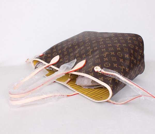 2014 Louis Vuitton Outlet monogram canvas bag neverfull mm m40997 yellow