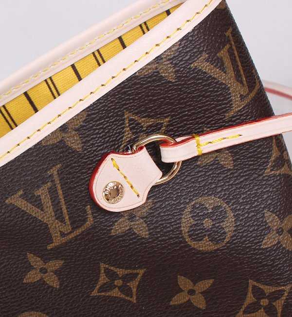 2014 Louis Vuitton Outlet monogram canvas bag neverfull mm m40997 yellow