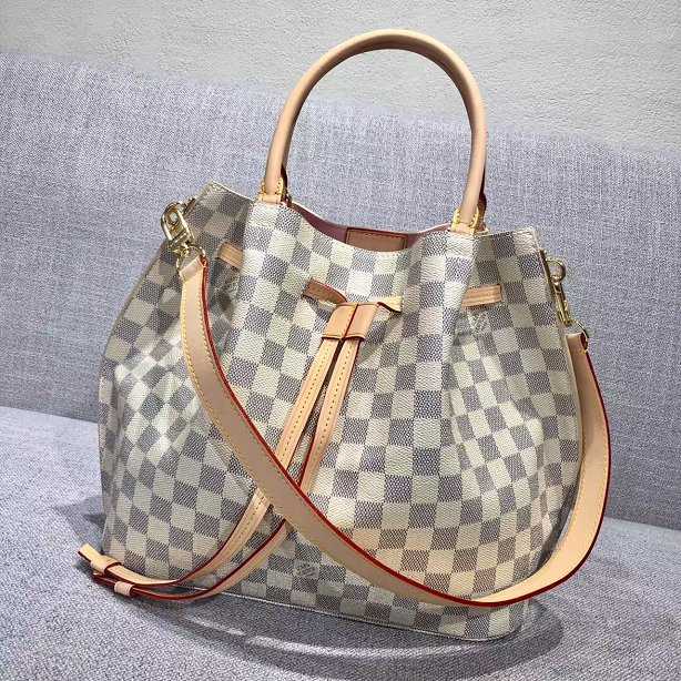 Louis Vuitton Outlet original Damier Azur Girolata Tote N41579