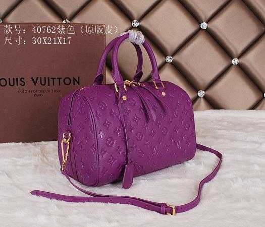 2014 Louis Vuitton Outlet original leather 40762 purple