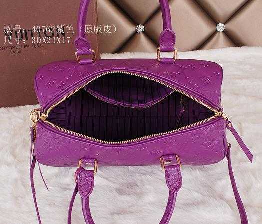 2014 Louis Vuitton Outlet original leather 40762 purple