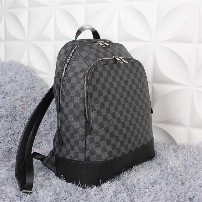 Louis Vuitton Outlet Monogram Damier Ebene Graphite Jake Backpack M41558 Black