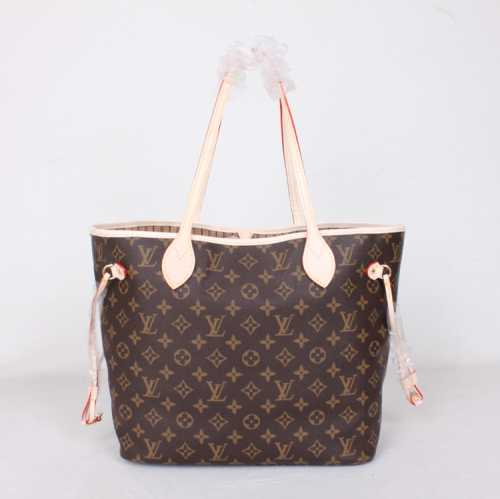 2014 Louis Vuitton Outlet monogram canvas bag neverfull pm m41000 beige