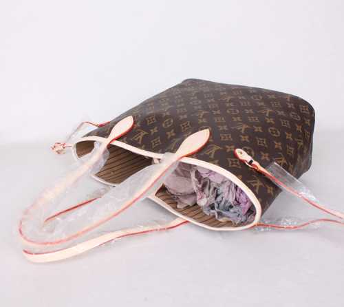 2014 Louis Vuitton Outlet monogram canvas bag neverfull pm m41000 beige