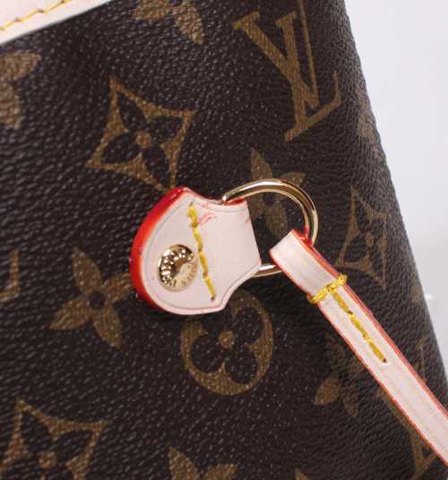 2014 Louis Vuitton Outlet monogram canvas bag neverfull pm m41000 beige