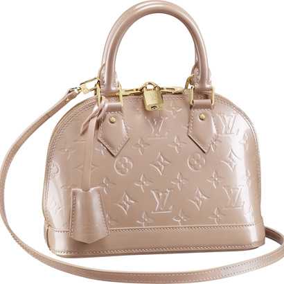 Louis Vuitton Outlet M91607 Monogram Vernis Alma BB Rose Florentin