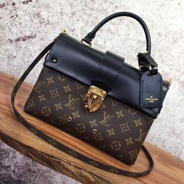 2017 Louis Vuitton Outlet original monogram one handle flap bag mm M43125