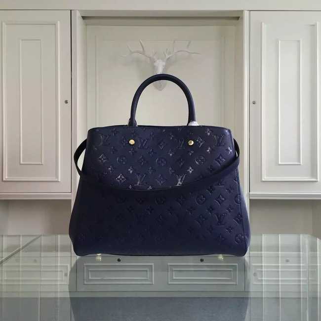 Louis Vuitton Outlet Monogram Empreinte Montaigne GM M41059 Deep Blue