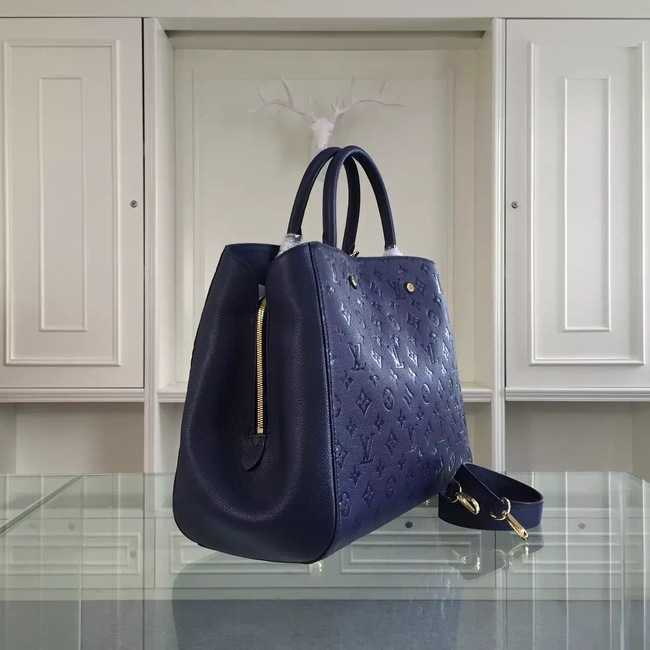 Louis Vuitton Outlet Monogram Empreinte Montaigne GM M41059 Deep Blue