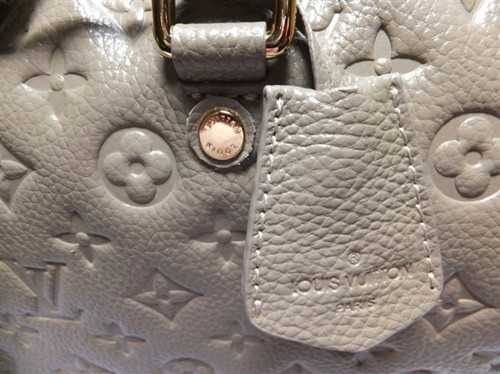 Louis Vuitton Outlet monogram empreinte speedy bandouliere 25 M40762 grey