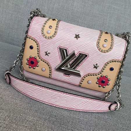 Louis Vuitton Outlet TWIST Original leather Shoulder Bag 50272 pink