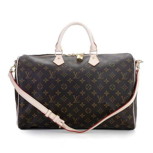 Louis Vuitton Outlet Monogram Canvas Speedy 40 with shoulder strap M40393