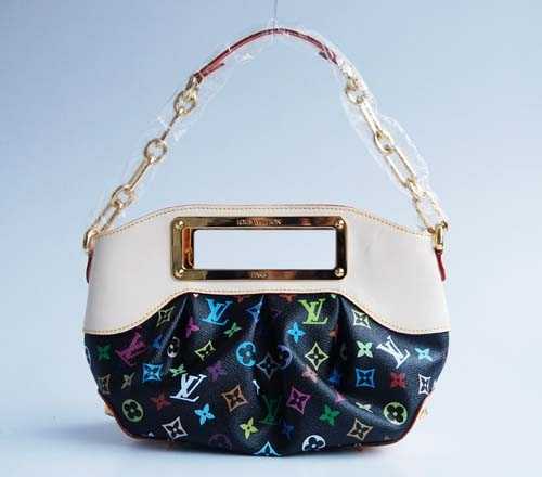 Louis Vuitton Outlet handbag monogram multicolore judy pm m40258 (black)