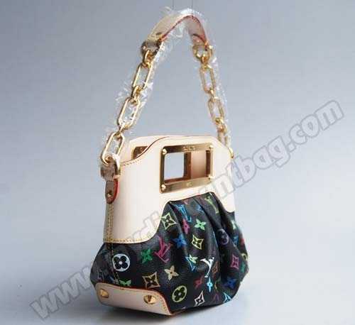 Louis Vuitton Outlet handbag monogram multicolore judy pm m40258 (black)