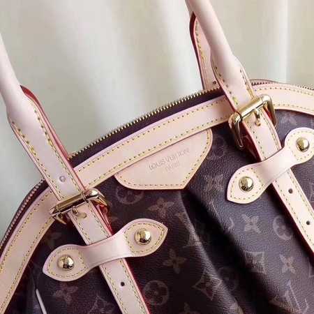 Louis Vuitton Outlet original Leather Monogram Canvas Tote Bag M40144