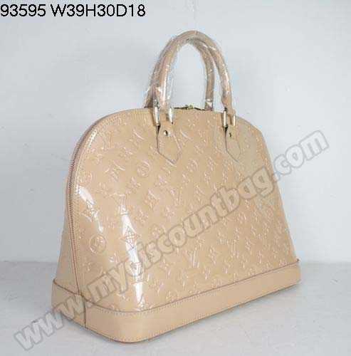 Louis Vuitton Outlet monogram vernis alma mm m91610 pink