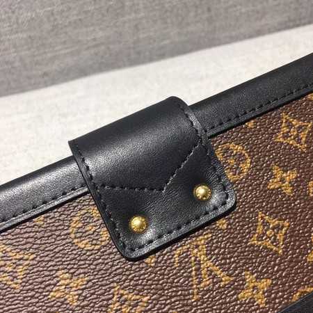 Louis Vuitton Outlet Petite Malle Monogram Canvas GM44154 brown