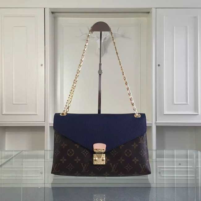 Louis Vuitton Outlet Monogram Canvas Pallas Chain 41246 Dark Blue