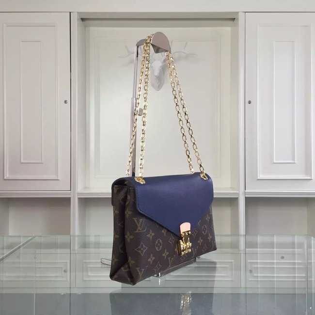 Louis Vuitton Outlet Monogram Canvas Pallas Chain 41246 Dark Blue