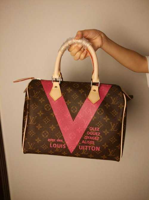 Louis Vuitton Outlet MONOGRAM V SPEEDY 30 Bag M41533 Rose