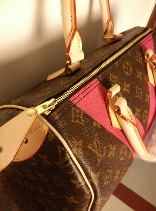 Louis Vuitton Outlet MONOGRAM V SPEEDY 30 Bag M41533 Rose