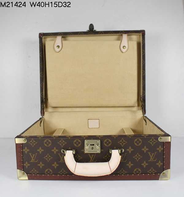 Replica Louis Vuitton Outlet Monogram Canvas Jewellery Case with Mirror M20020