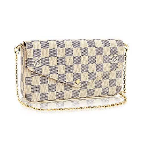 Louis Vuitton Outlet Damier Azur Canvas Pochette Felicie N63106