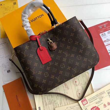 Louis Vuitton Outlet original Monogram Canvas MILLEFEUILLE M44254 red