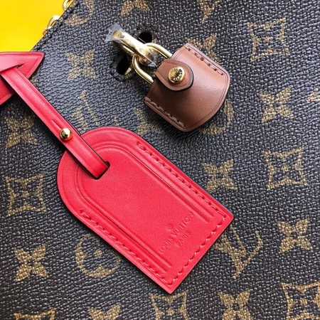 Louis Vuitton Outlet original Monogram Canvas MILLEFEUILLE M44254 red