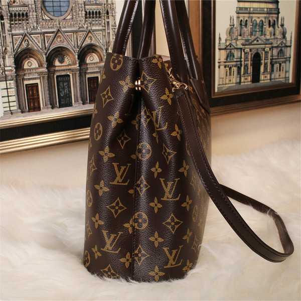 Louis Vuitton Outlet Monogram Canvas Tote Bag 7922 Coffee