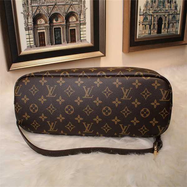 Louis Vuitton Outlet Monogram Canvas Tote Bag 7922 Coffee