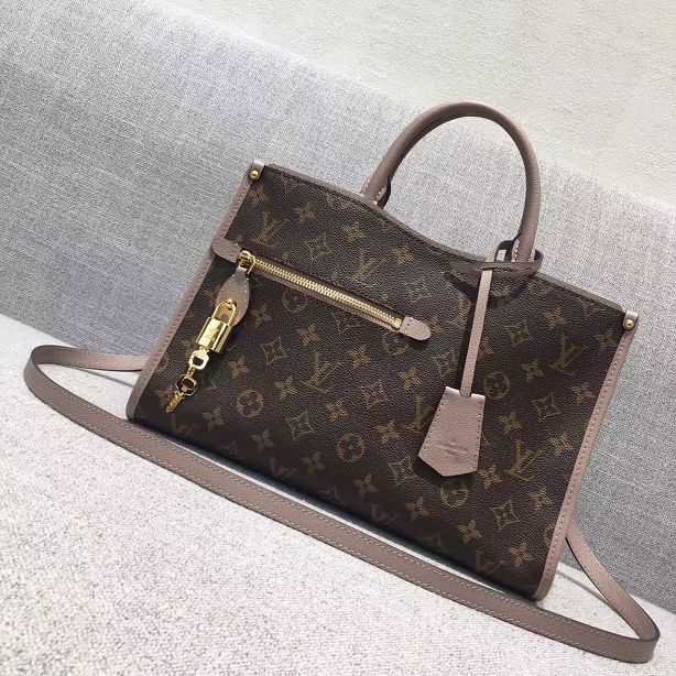 2017 Louis Vuitton Outlet original popincourt pm M43463 taupe glace