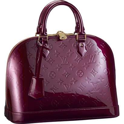 Louis Vuitton Outlet Monogram Vernis Alma PM M91691 Rouge Fauviste