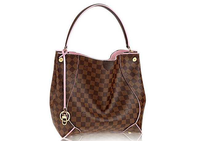 Louis Vuitton Outlet Damier Ebene Canvas Caissa Hobo N41556