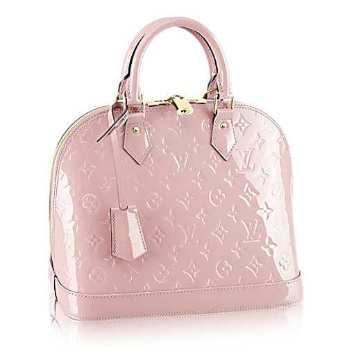 Louis Vuitton Outlet Monogram Vernis Alma PM M50412 Rose Ballerine