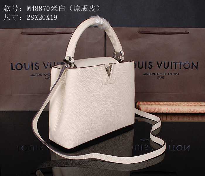 2014 Louis Vuitton Outlet original leather M48870 off white