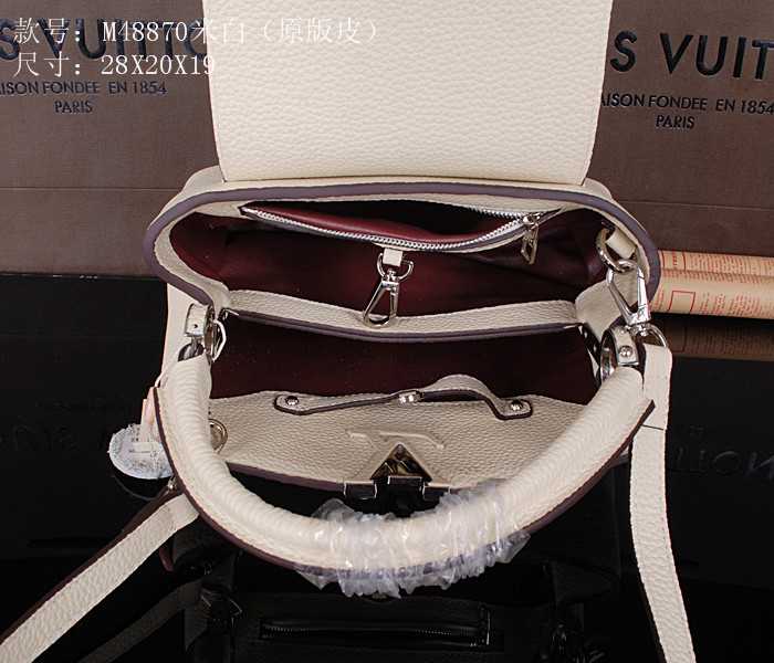 2014 Louis Vuitton Outlet original leather M48870 off white