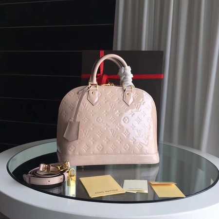 Louis Vuitton Outlet original Monogam vernis Alma M91611 apricot