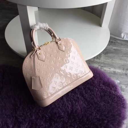 Louis Vuitton Outlet original Monogam vernis Alma M91611 apricot