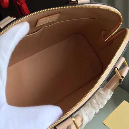 Louis Vuitton Outlet original Monogam vernis Alma M91611 apricot