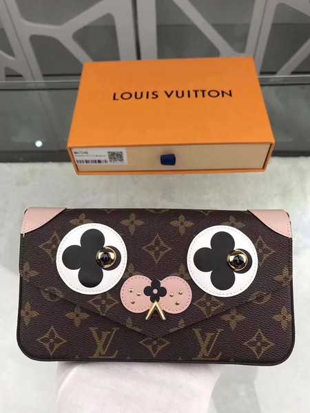 Louis Vuitton Outlet Monogram Canvas Felicie Chain Wallet M61276