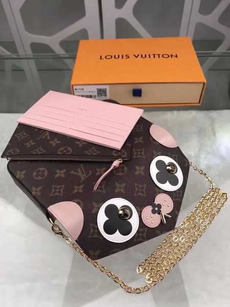 Louis Vuitton Outlet Monogram Canvas Felicie Chain Wallet M61276