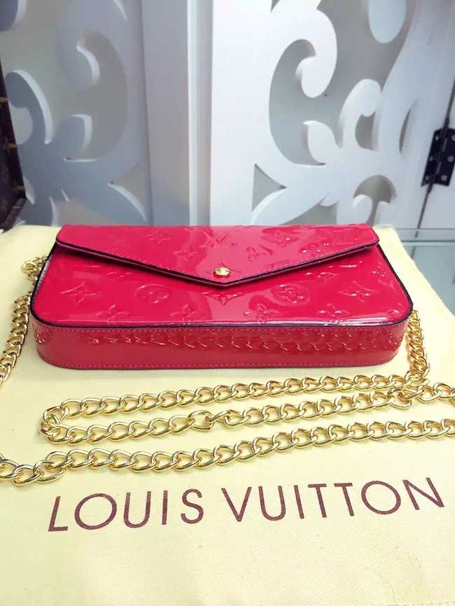 Louis Vuitton Outlet Monogram Vernis Chaine Wallet M61276 Rose