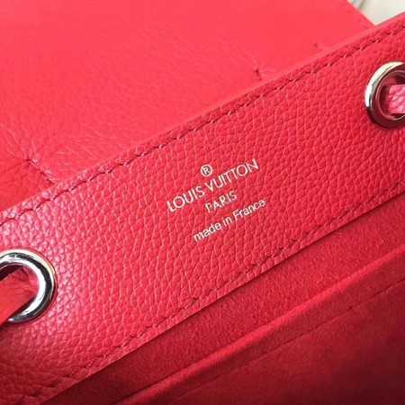 Louis Vuitton Outlet Original leather LOCKME BACKPACK MINI 54573 red