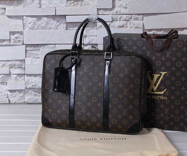 Louis Vuitton Outlet Monogram canvas Briefcase 41125 Brown