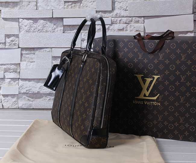 Louis Vuitton Outlet Monogram canvas Briefcase 41125 Brown