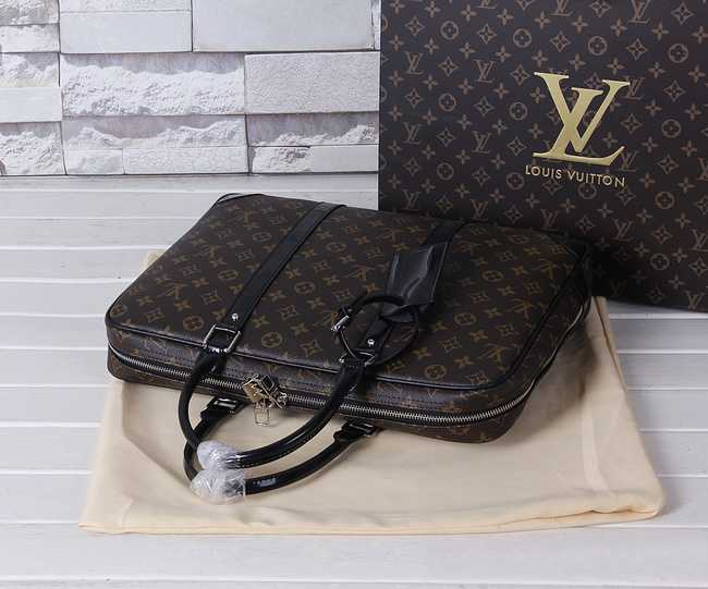 Louis Vuitton Outlet Monogram canvas Briefcase 41125 Brown